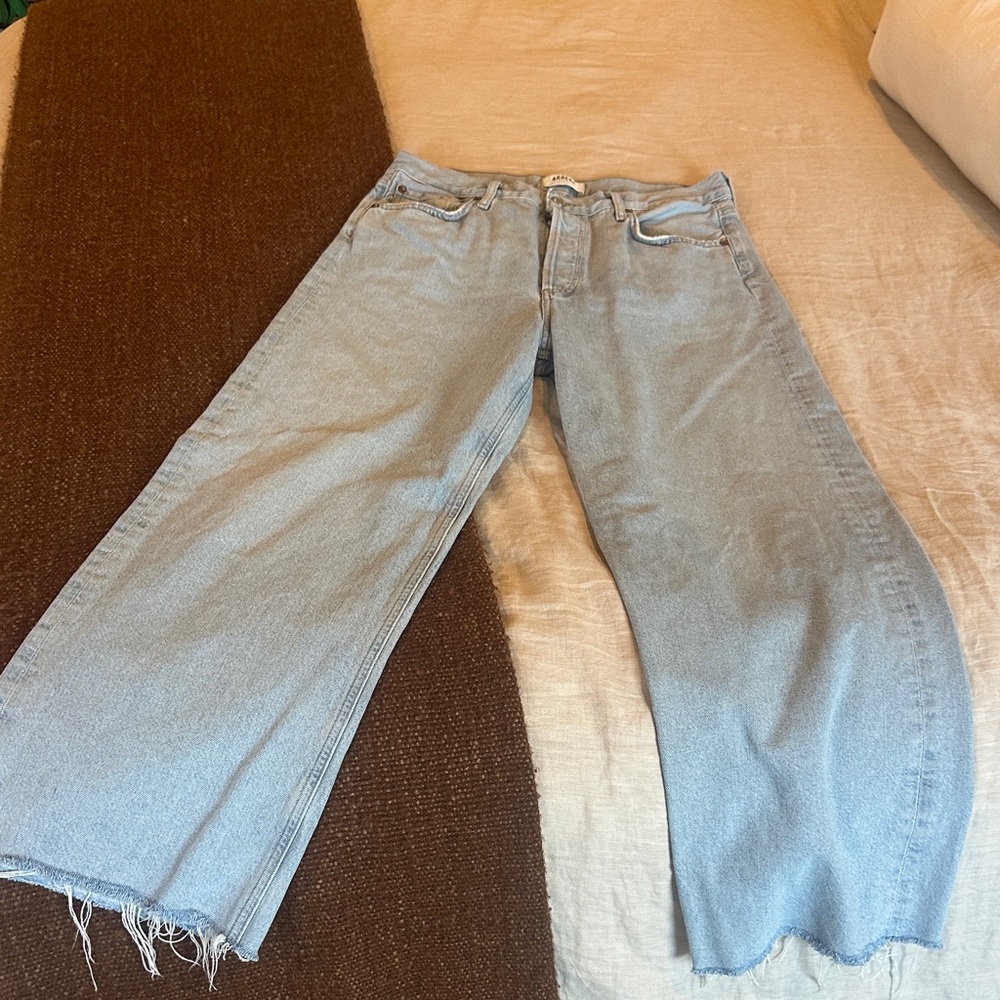 A Golde Light Blue Jeans wide leg